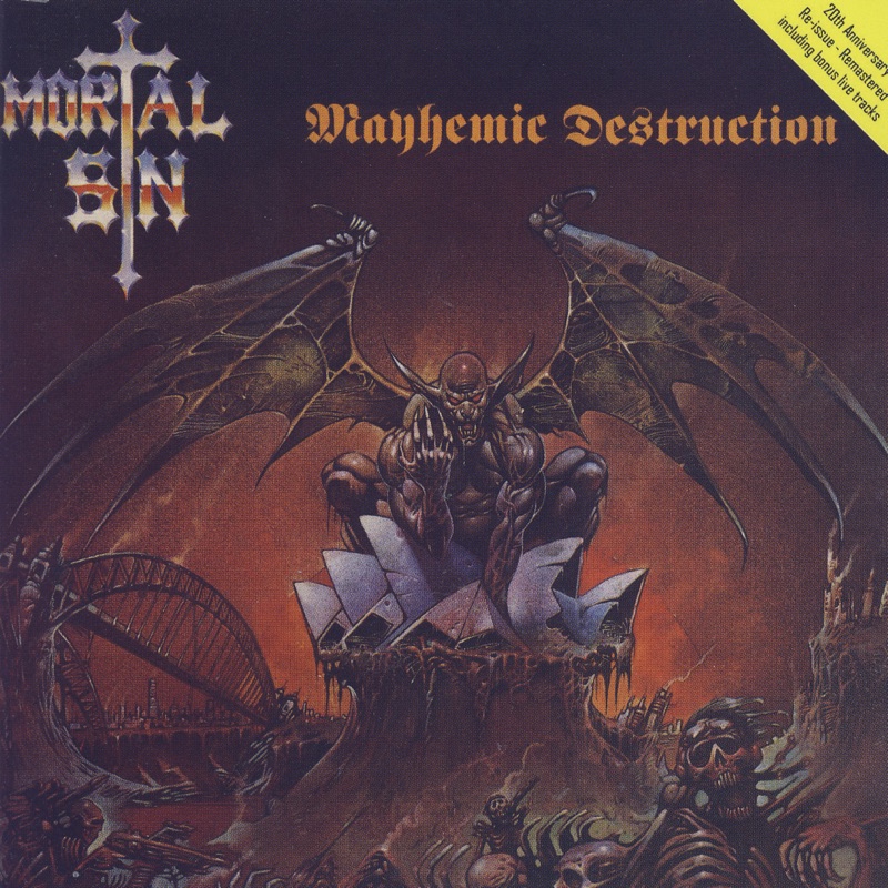 Mayhemic Destruction (reissue) Album Cover Art
