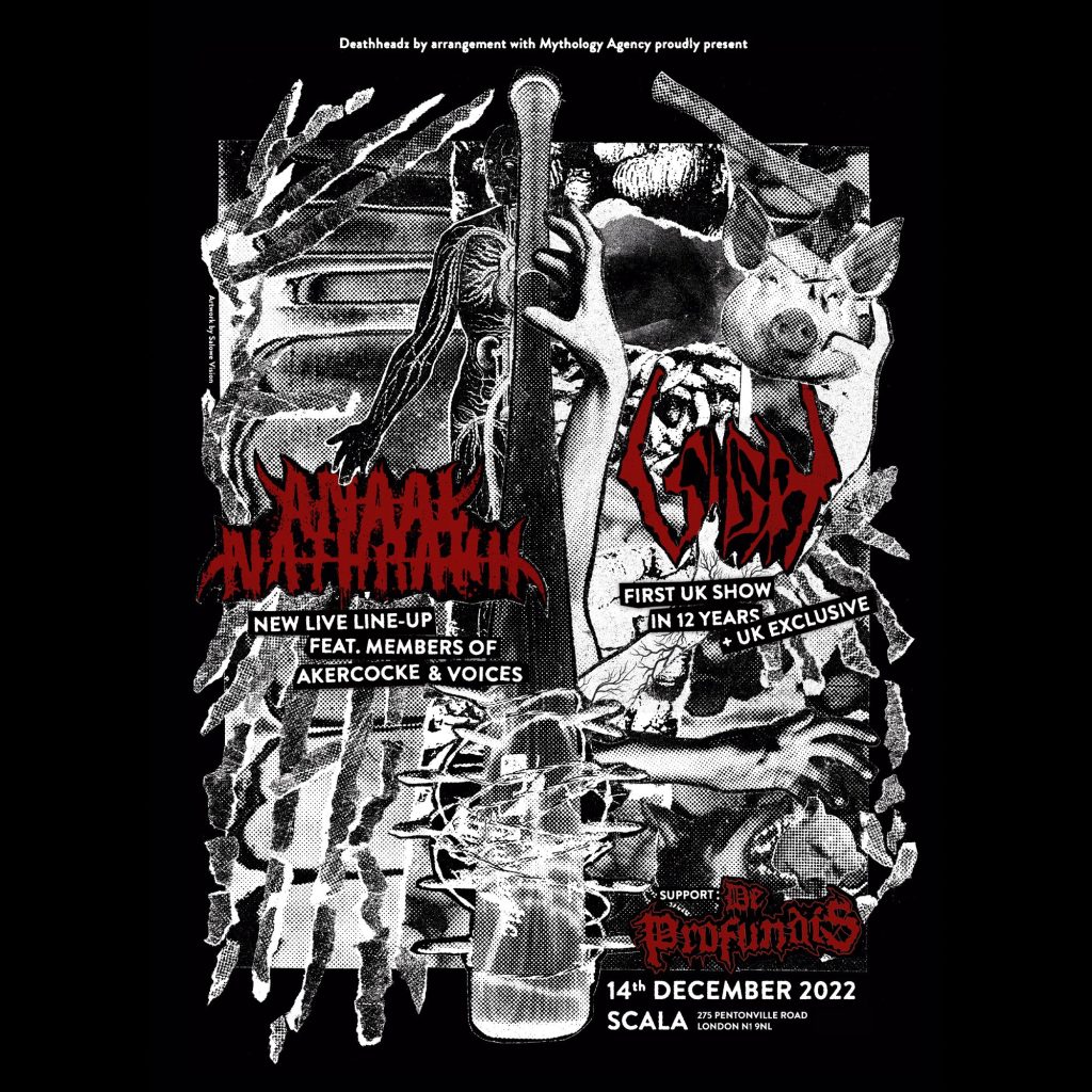 Anaal Nathrakh, Sigh, De Profundis –  ‘Scala’, London – 14/12/2022