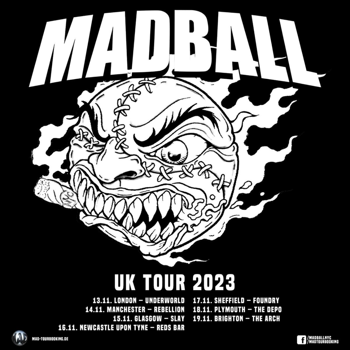 MADBALL November UK Tour Dates